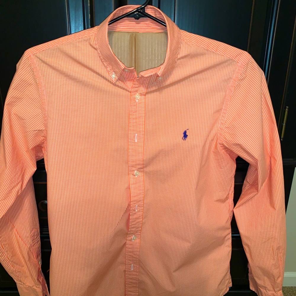 Medium Ralph Lauren checkered button down shirt
